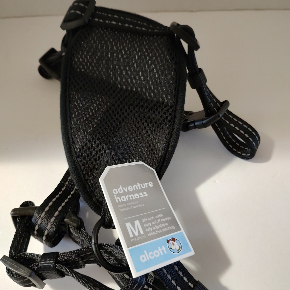 Alcott Black Adventure Harness for Dogs